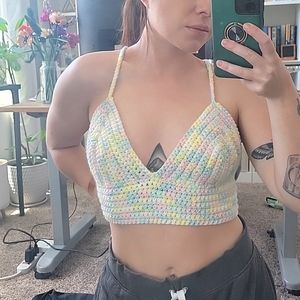 HANDMADE BY ME crochet top